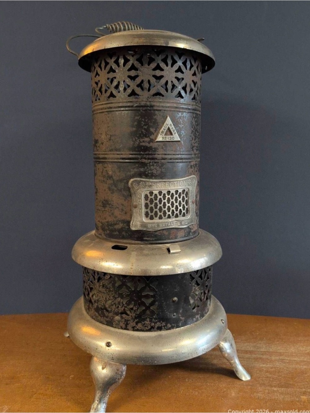 VINTAGE Antique Perfection No. 130 Oil Heater Cylinder – Rustic Home Decor
